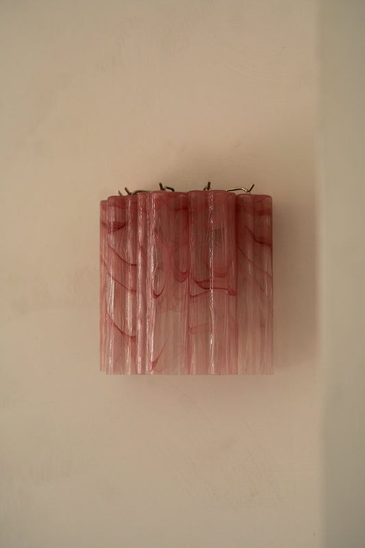 Wall light Tubes - alabaster pink